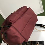 Burberry Rucksack Military Backpack Red Size 28 x 15 x 42 cm - 6