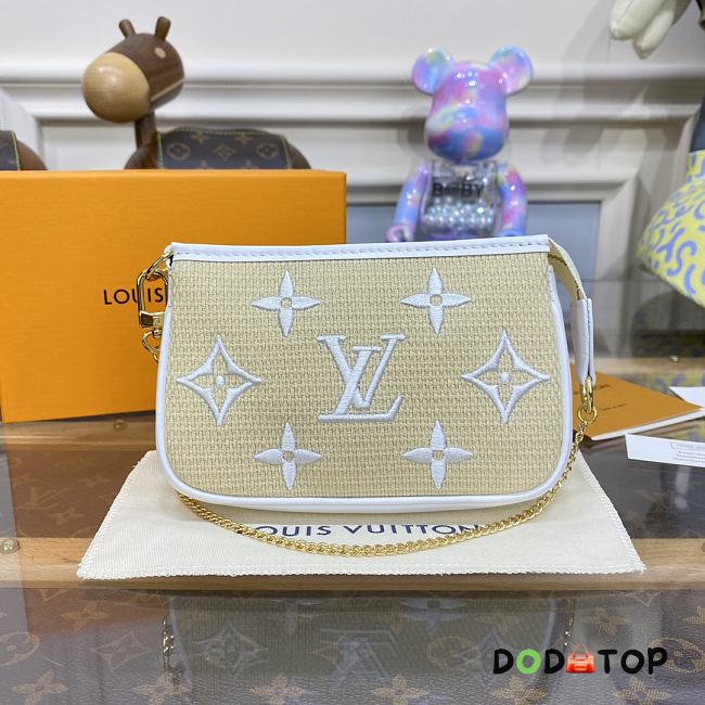 Louis Vuitton Mini Pochette Accessoires M82472 White Size 15.5 x 10.5 x 4 cm - 1