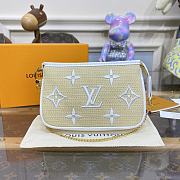 Louis Vuitton Mini Pochette Accessoires M82472 White Size 15.5 x 10.5 x 4 cm - 1