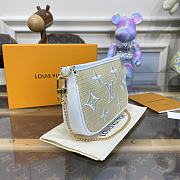 Louis Vuitton Mini Pochette Accessoires M82472 White Size 15.5 x 10.5 x 4 cm - 3