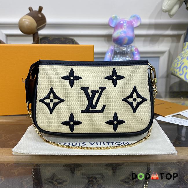 Louis Vuitton Mini Pochette Accessoires M82472 Black Size 15.5 x 10.5 x 4 cm - 1
