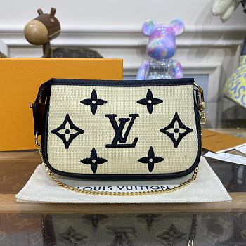 Louis Vuitton Mini Pochette Accessoires M82472 Black Size 15.5 x 10.5 x 4 cm