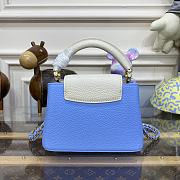 Louis Vuitton Capucines Mini M21689 Blue Size 21 x 14 x 8 cm - 3