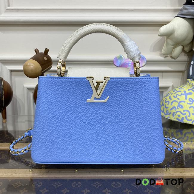 Louis Vuitton Capucines  M21689 Blue Size 27 x 18 x 9 cm - 1