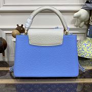 Louis Vuitton Capucines MM M21689 Blue Size 31.5 x 20 x 11 cm - 4