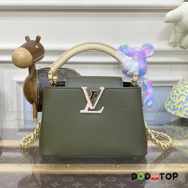 Louis Vuitton Capucines Mini M59709 Green Size 21 x 14 x 8 cm - 1