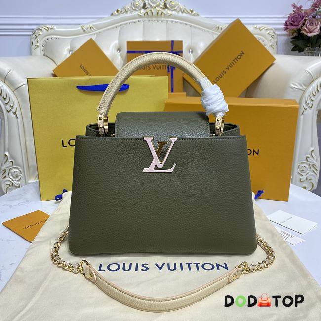 Louis Vuitton Capucines MM M59516 Green Size 31.5 x 20 x 11 cm - 1