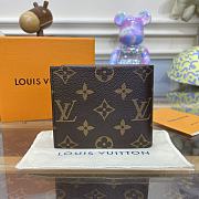 Louis Vuitton M62288 Marco Wallet Brown Size 11 x 9 x 2 cm - 1