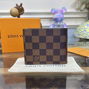 Louis Vuitton M62288 Marco Damier Graphite Wallet Brown Size 11 x 9 x 2 cm