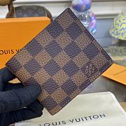 Louis Vuitton M62288 Marco Damier Graphite Wallet Brown Size 11 x 9 x 2 cm - 2