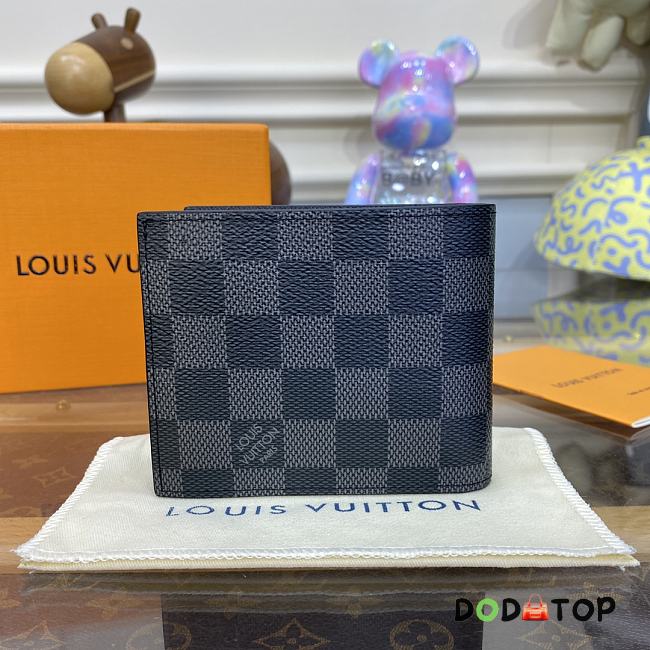 Louis Vuitton M62288 Marco Damier Graphite Wallet Size 11 x 9 x 2 cm - 1