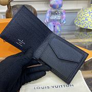 Louis Vuitton M62288 Black Wallet Size 11 x 9 x 2 cm - 3