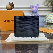 Louis Vuitton M62288 Black Wallet 01 Size 11 x 9 x 2 cm - 1