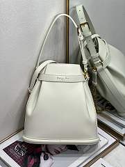 Dior Medium C'est Dior Bucket Bag White Size 24 cm - 6
