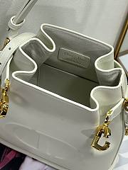 Dior Medium C'est Dior Bucket Bag White Size 24 cm - 3
