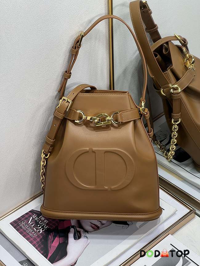 Dior Medium C'est Dior Bucket Bag Brown Size 24 cm - 1
