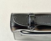 Hermes Kelly Box Leather Black Bag Size 22 x 13 x 7 cm - 2