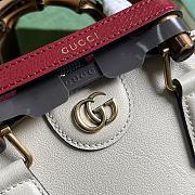Gucci GG Diana Small Tote Bag White Size 22 x 20.5 x 11.5 cm - 2