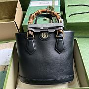 Gucci GG Diana Small Tote Bag Black Size 22 x 20.5 x 11.5 cm - 1