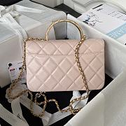 Chanel Handle Bag Pink AS4233 Size 21 x 22 x 6.5 cm - 3