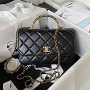 Chanel Handle Bag Black AS4233 Size 21 x 22 x 6.5 cm - 1