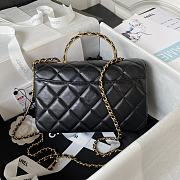 Chanel Handle Bag Black AS4233 Size 21 x 22 x 6.5 cm - 3