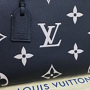 Louis Vuitton LV Grand Palais Bicolor Monogram Empreinte Leather Black M45842 Size 34 x 24 x 15 cm - 3