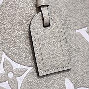 Louis Vuitton LV Grand Palais Bicolor Monogram Empreinte Leather Gray M45842 Size 34 x 24 x 15 cm - 4