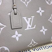 Louis Vuitton LV Grand Palais Bicolor Monogram Empreinte Leather Gray M45842 Size 34 x 24 x 15 cm - 3