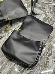 YSL Saint Laurent Jamie Quilted Leather Shoulder Bag Black Size 43 × 29 × 9 cm - 4