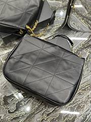 YSL Saint Laurent Jamie Quilted Leather Shoulder Bag Black Size 43 × 29 × 9 cm - 3