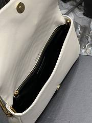 YSL Kate Chain Bag White Size 26 x 13.5 x 4.5 cm - 2