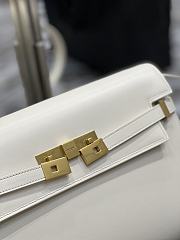 YSL Manhattan White Bag Size 29 x 20.5 x 7 cm - 3