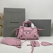 Balenciaga Neo Cagole Xs Handbag Pink Size 26 x 18 x 11 cm - 1