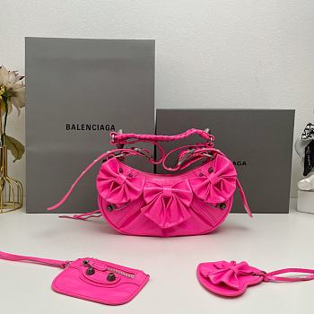 Balenciaga Le Cagole Pink Bag Size 26 x 16 x 8 cm
