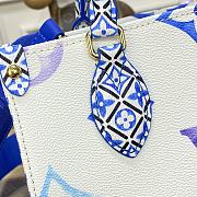 Louis Vuitton Onthego Hanbag Blue M22976 Size 25 x 19 x 11.5 cm - 6
