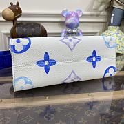 Louis Vuitton Onthego Hanbag Blue M22976 Size 25 x 19 x 11.5 cm - 3