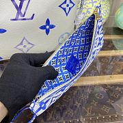 Louis Vuitton Neverfull Medium Handbag M22979 Blue Size 31 x 28 x 14 cm - 3
