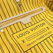 Louis Vuitton Neverfull Medium Handbag M40997 Old Flower Yellow Size 31 x 28 x 14 cm - 6
