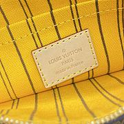 Louis Vuitton Neverfull Medium Handbag M40997 Old Flower Yellow Size 31 x 28 x 14 cm - 4