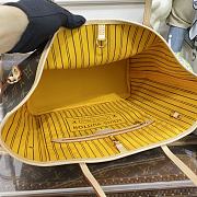 Louis Vuitton Neverfull Medium Handbag M40997 Old Flower Yellow Size 31 x 28 x 14 cm - 3