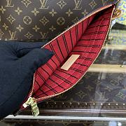 Louis Vuitton Neverfull Medium Handbag M41177 Old Flower Red Size 31 x 28 x 14 cm - 2
