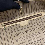 Louis Vuitton Neverfull Medium Handbag M40995 Old Flower Coffee Size 31 x 28 x 14 cm - 4