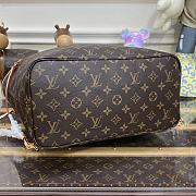 Louis Vuitton Neverfull Medium Handbag M40995 Old Flower Coffee Size 31 x 28 x 14 cm - 3