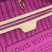 Louis Vuitton Neverfull Medium Handbag M41178 Old Flower Rose Size 31 x 28 x 14 cm - 2