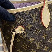 Louis Vuitton Neverfull Medium Handbag M50366 Old Flower Powder Size 31 x 28 x 14 cm - 2