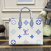 Louis Vuitton Onthego Medium Handbag M22975 Blue Size 35 x 27 x 14 cm - 1