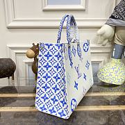 Louis Vuitton Onthego Medium Handbag M22975 Blue Size 35 x 27 x 14 cm - 6