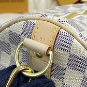 Louis Vuitton LV Travel Bag N41427 White Grid Size 50 x 22 x 28 cm - 5