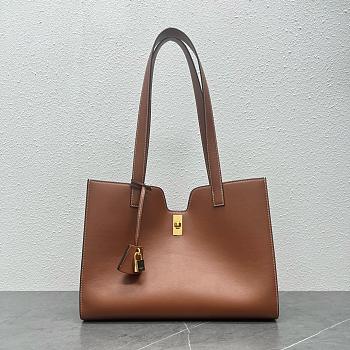 Celine Cabas Handbag Brown Size 37 × 15 × 27 cm
